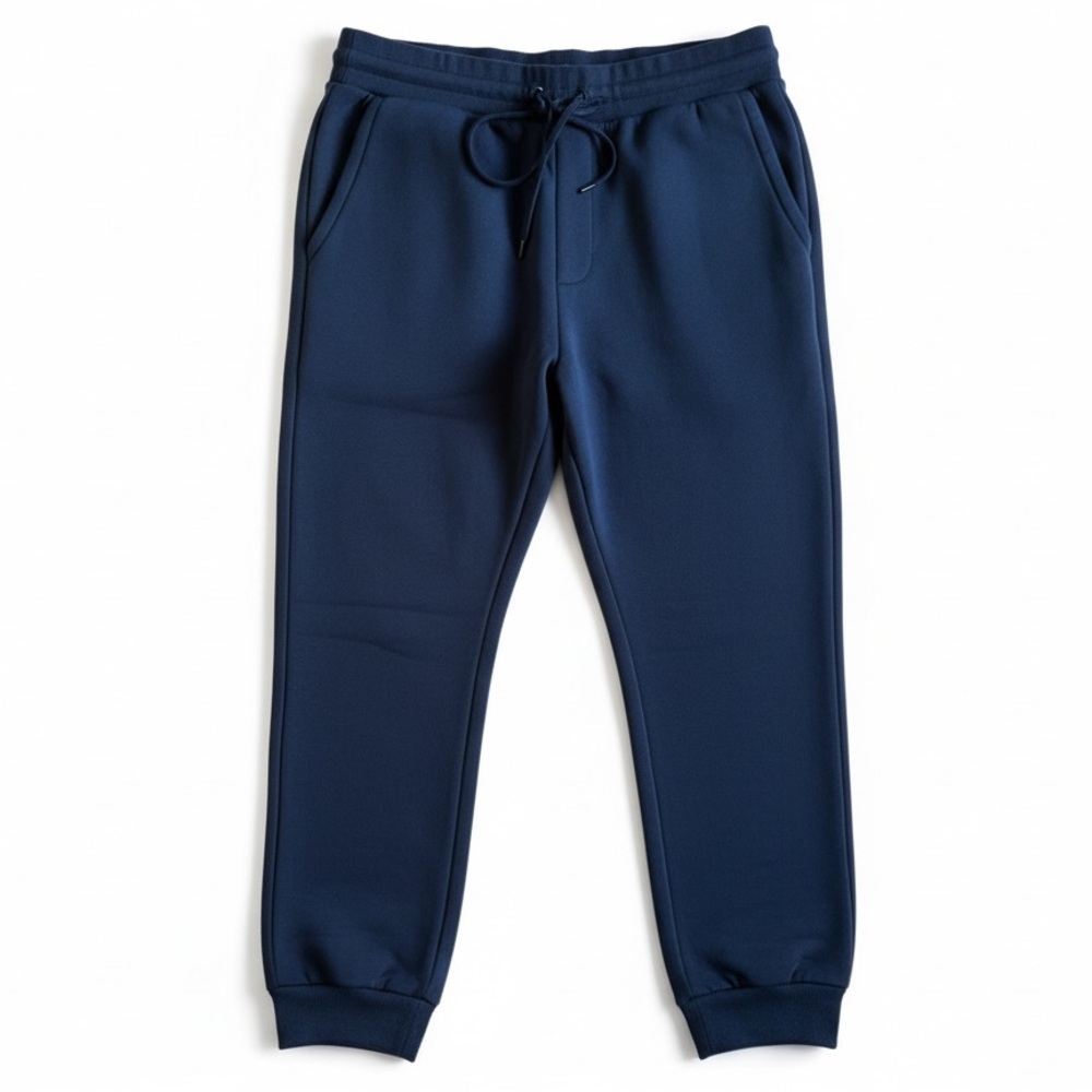 Columbia Fleece-Lined Sweatpants Outdoor Joggers Loungewear Navy Blue Size XXL